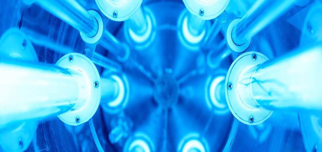 UVC Air Purifier Blue Lights