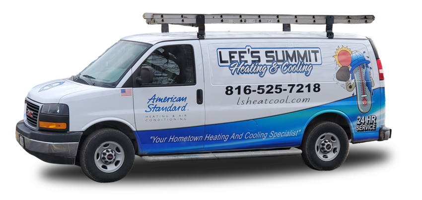 Lee's Summit Heating & Cooling Van - Stocked and Ready to Fix or Install Your Home Comfort Equipment