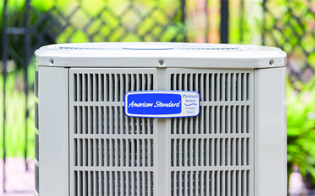 Large American Standard air conditioner outdoor unit